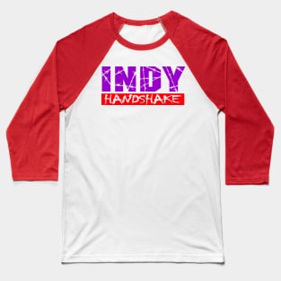 Extreme Indy Handshake logo Baseball T-Shirt